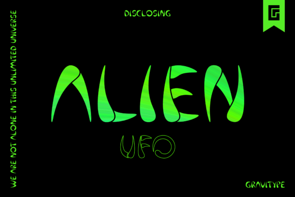 Alien Ufo: A Display Font for Modern Editorial Design