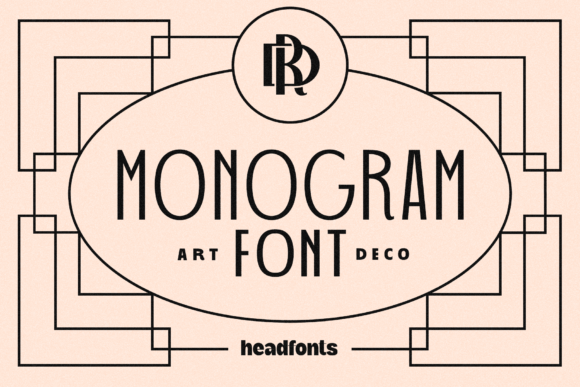 Art Deco Monogram: A Font for Standout Branding