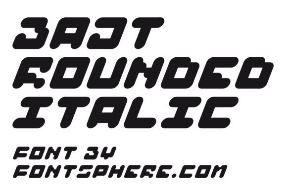 Bajt Rounded: A Futuristic Display Font for Web Designers