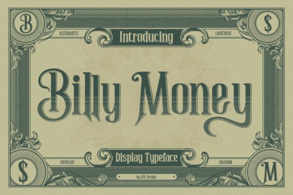 Billy Money: The Victorian Display Font for Marketers