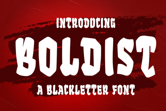 Boldist: A Thick Cartoon Display Font for Bold Branding