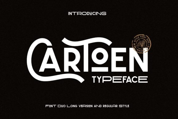 Cartoen Font Duo: A Typeface for Editorial Design