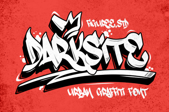 Darksite: The Urban Graffiti Display Font for Editorial Design