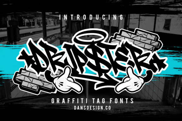 Dripster: A Graffiti Display Font for Bold Editorial Impact