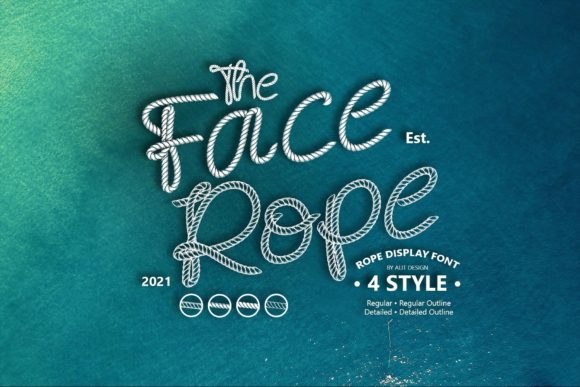 Face Rope: A Playful Display Typeface for Web Designers