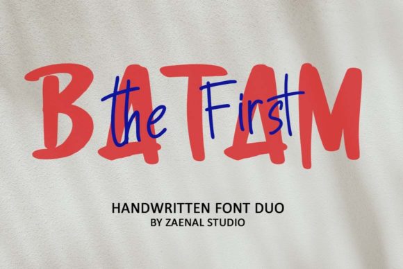 First Batam: A Playful Display Typeface for Engaging Layouts