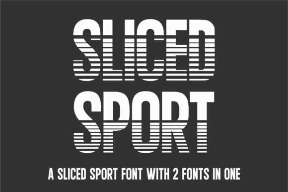 JP Sliced Sport Font: A Bold Display Typeface for Crafters