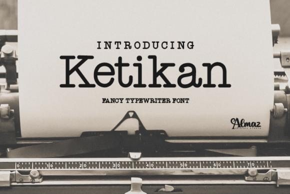 Ketikan: A Typewriter Font for Standout Marketing Visuals