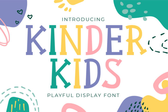 Kinder Kids Font: Playful Branding for Small Businesses