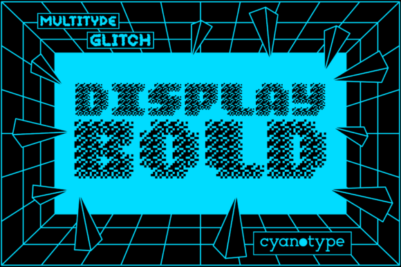 MultiType Glitch Display Bold: A Font That Makes Campaigns Pop