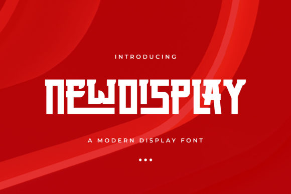 New Display: The Bold Font That Makes Handmade Products Shine