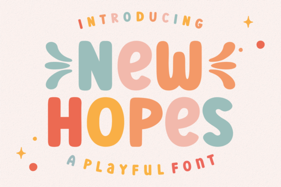 New Hopes: A Friendly Display Font for Editorial Design