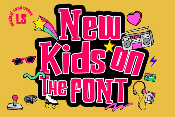 New Kids on the Font: A Playful Display Typeface for Creators