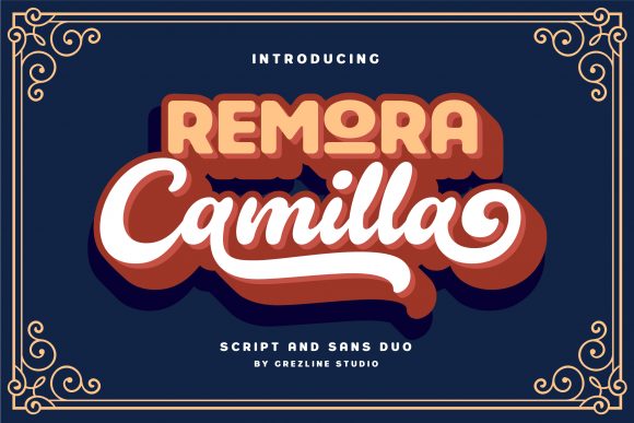 Remora Camilla: A Display Font With Retro Charm