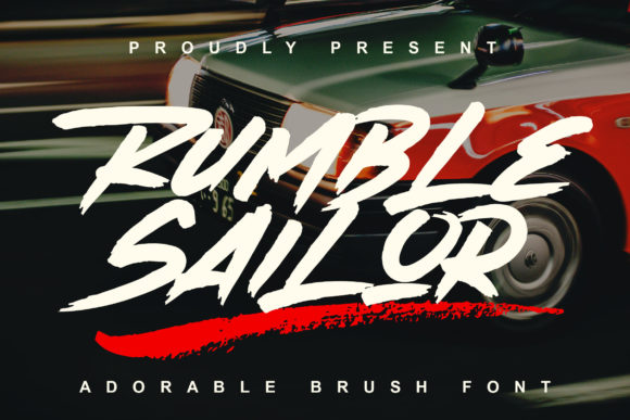Rumble Sailor: A Bold Display Font for Campaign Designers