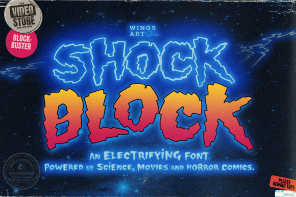 Shock Block: A Display Font That Sparks Editorial Electricity