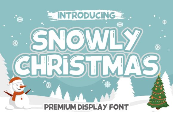 Snowly Christmas: A Joyful Web Font for Holiday Designs