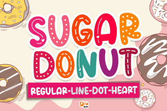 Sugar Donut: A Playful Display Font for Campaign Visuals