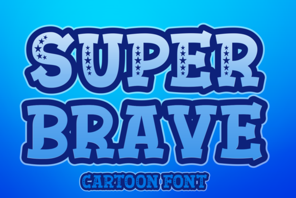 Super Brave: The Playful Display Font for Bold Marketing
