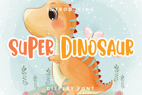 Super Dinosaur: A Bold, Playful Display Font for Web Design