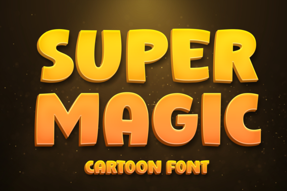 Super Magic: A Playful Display Font for Editorial Design