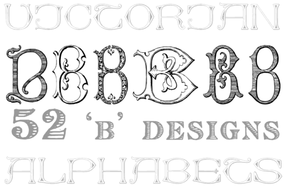Victorian Alphabets B: A Classic Display Font for Web Design